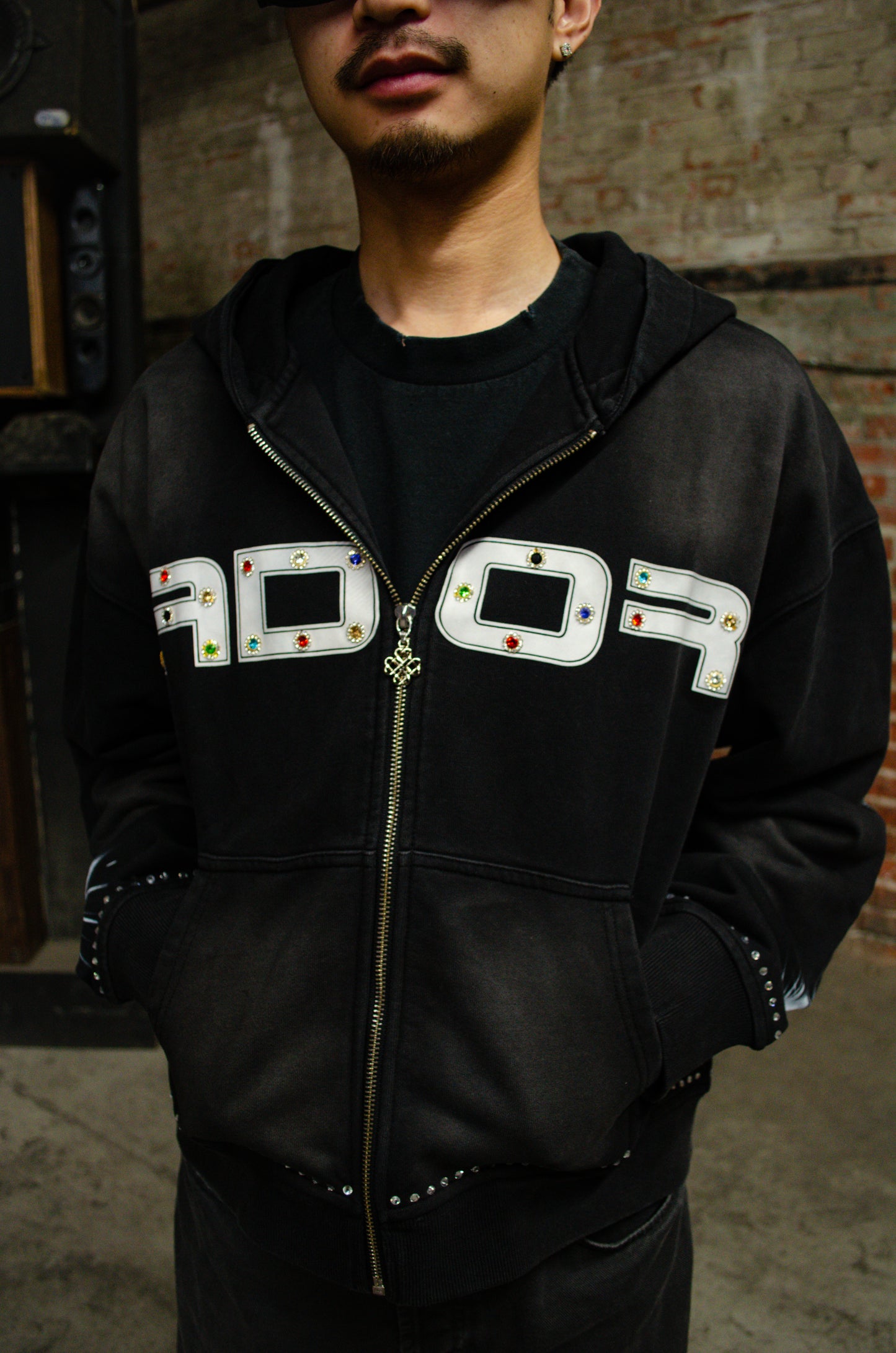 Gemstone Zip Up Hoodie