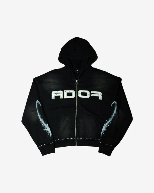 Gemstone Zip Up Hoodie