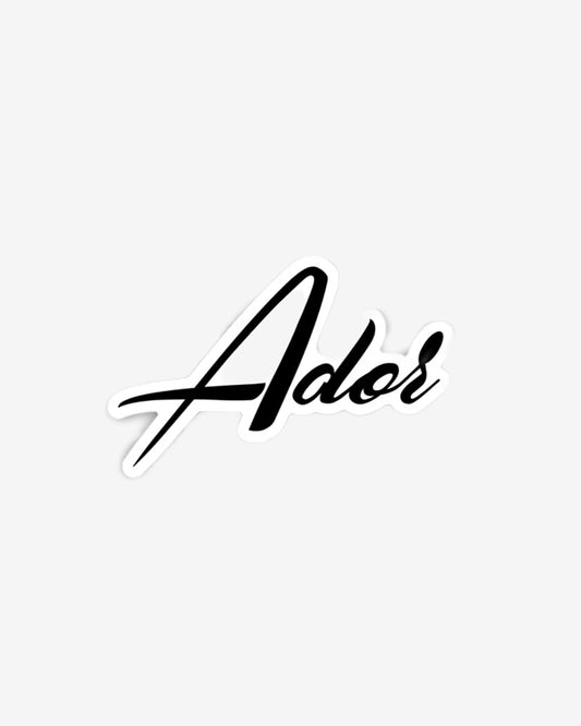 3" Ador Vinyl Sticker
